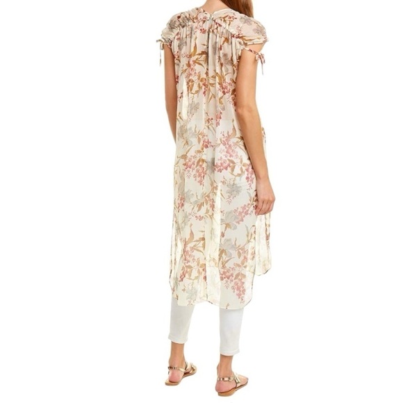 Vince Camuto Drawstring Extend Shoulder Tunic | Size:M - Picture 2 of 11